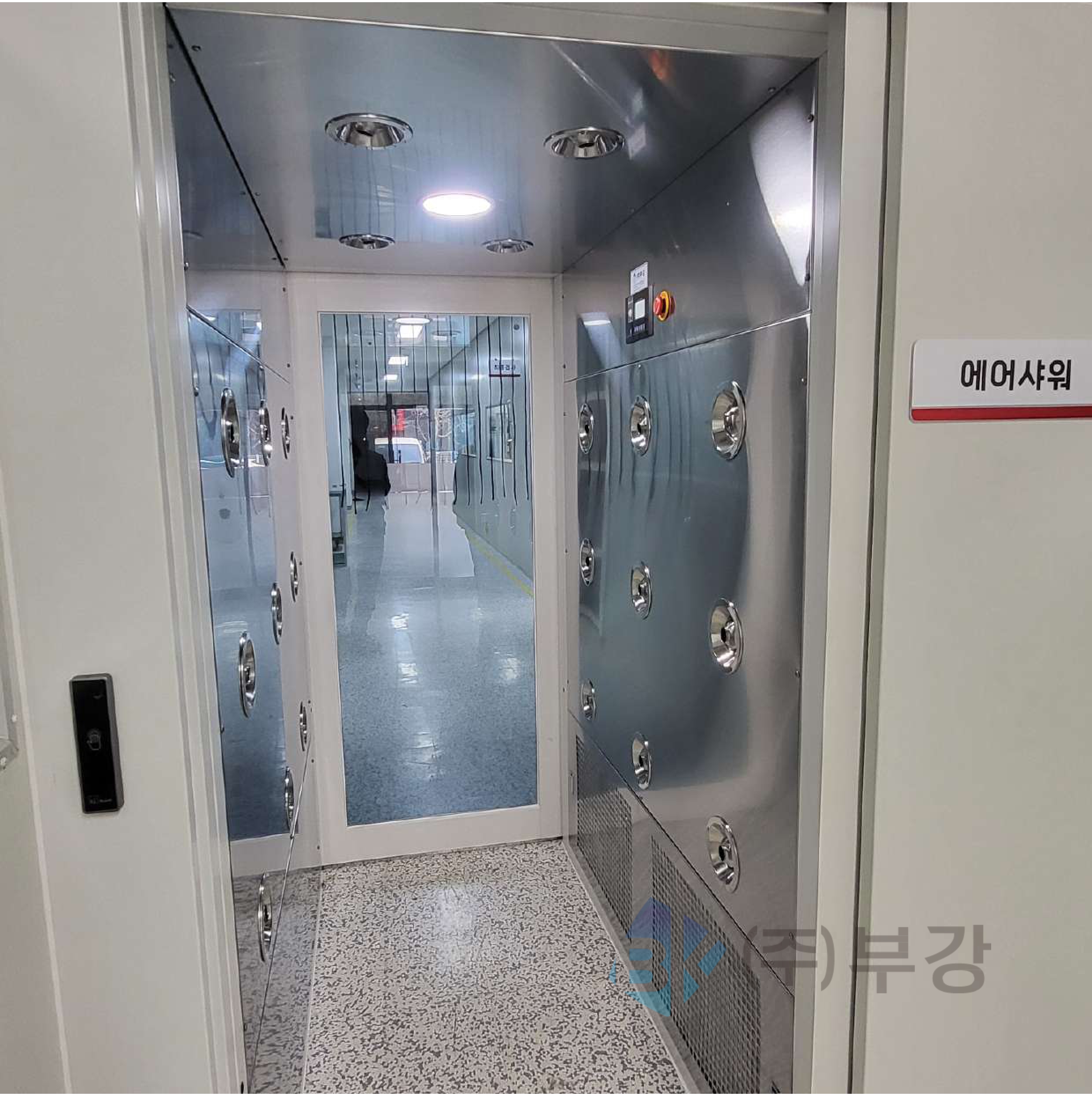 크린룸(S사 에어샤워자동문)
